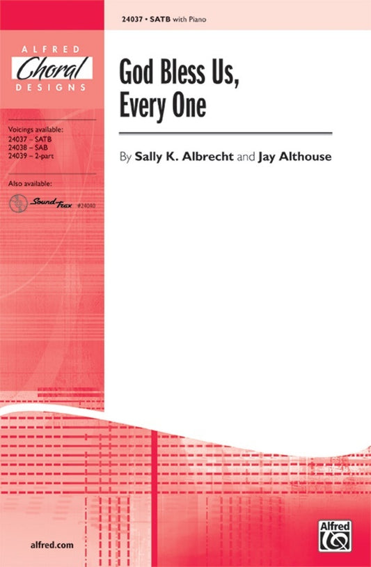 God Bless Us Every One SATB/Piano