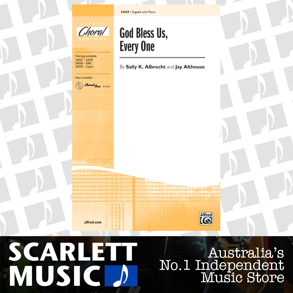God Bless Us Every One 2 Part/Piano — view 2