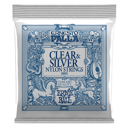 Ernie Ball Ernesto Palla Clear and Silver Nylon Classical Guitar String