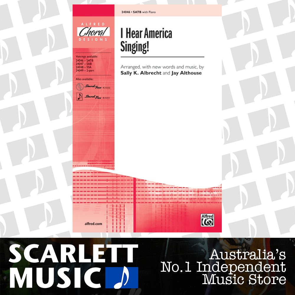 I Hear America Singing SATB — view 2
