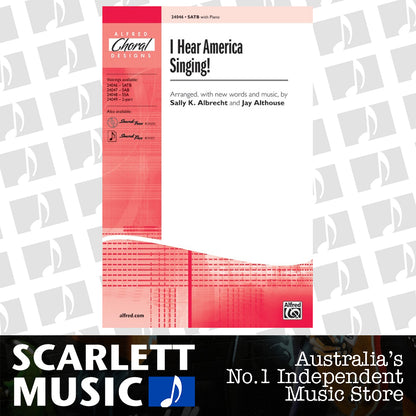 I Hear America Singing SATB — view 2