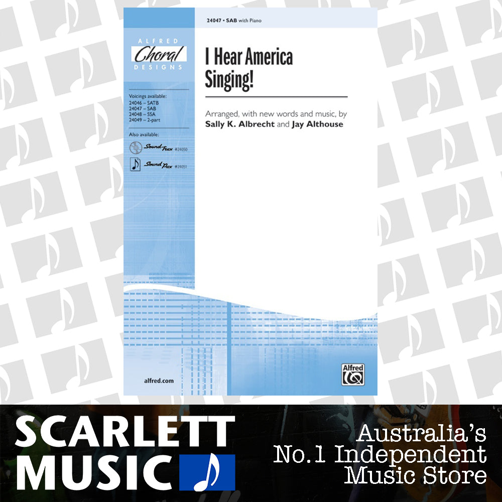 I Hear America Singing SAB — view 2