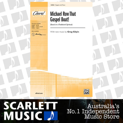 Michael Row That Gospel Boat 2 Part/Piano Arr Gilpin — view 2