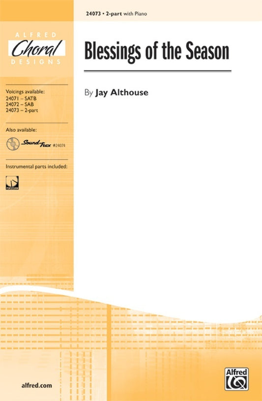 Blessings of the Season 2 Part Piano Sheet Music