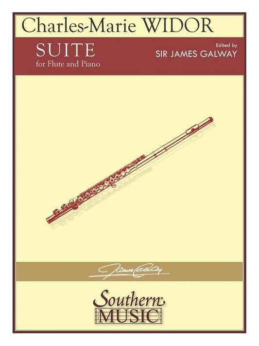 Widor: Suite for Flute & Piano, ed. Galway — James Galway Presents (Southern Music Co.)