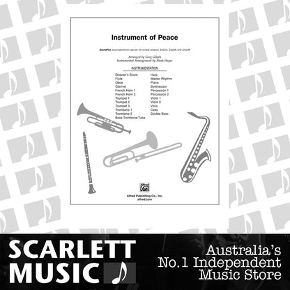 Instrument Of Peace Soundpax Arr Hayes — view 2