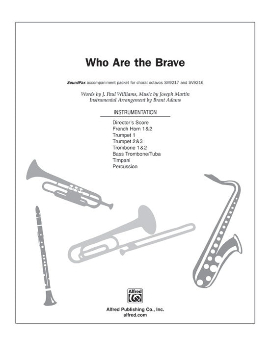 Who Are The Brave SoundPax Choral Sheet Music