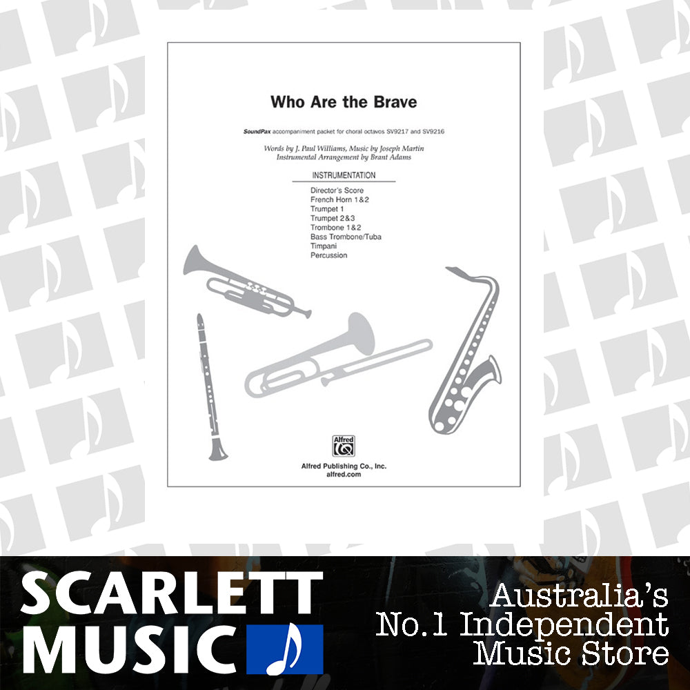 Who Are The Brave SoundPax Choral Sheet Music — view 2