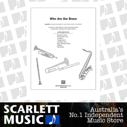 Who Are The Brave SoundPax Choral Sheet Music — view 2