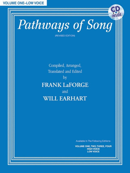 Pathways Of Song Volume 1 Book/CD Low