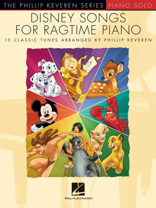 Disney Songs for Ragtime Piano — Phillip Keveren Series Piano Solo (Hal Leonard)
