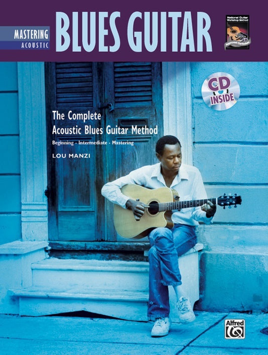 Mastering Acoustic Blues Guitar Book/CD Ed Manzi