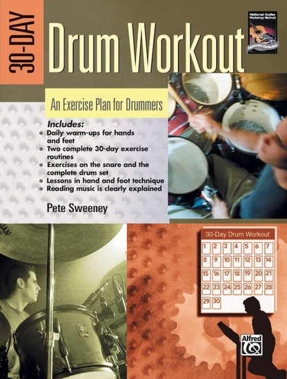30 Day Drum Workout Book and DVD