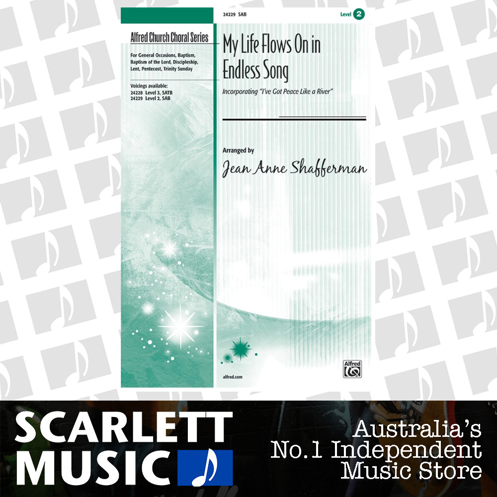 My Life Flows On In Endless Song SAB — view 2