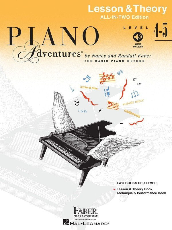 Piano Adventures All-in-Two, Level 4–5 — Lesson & Theory (Faber Piano Adventures)