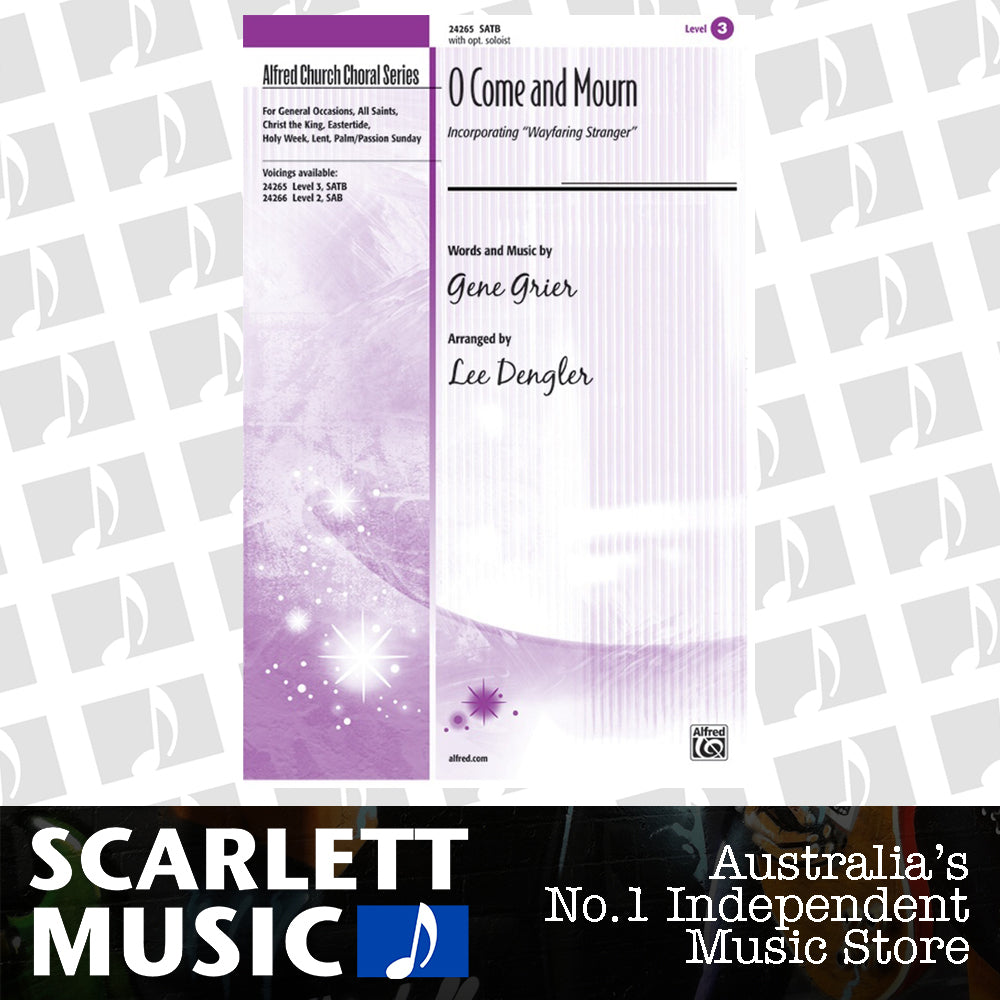 O Come And Mourn SATB Arr Dengler — view 2