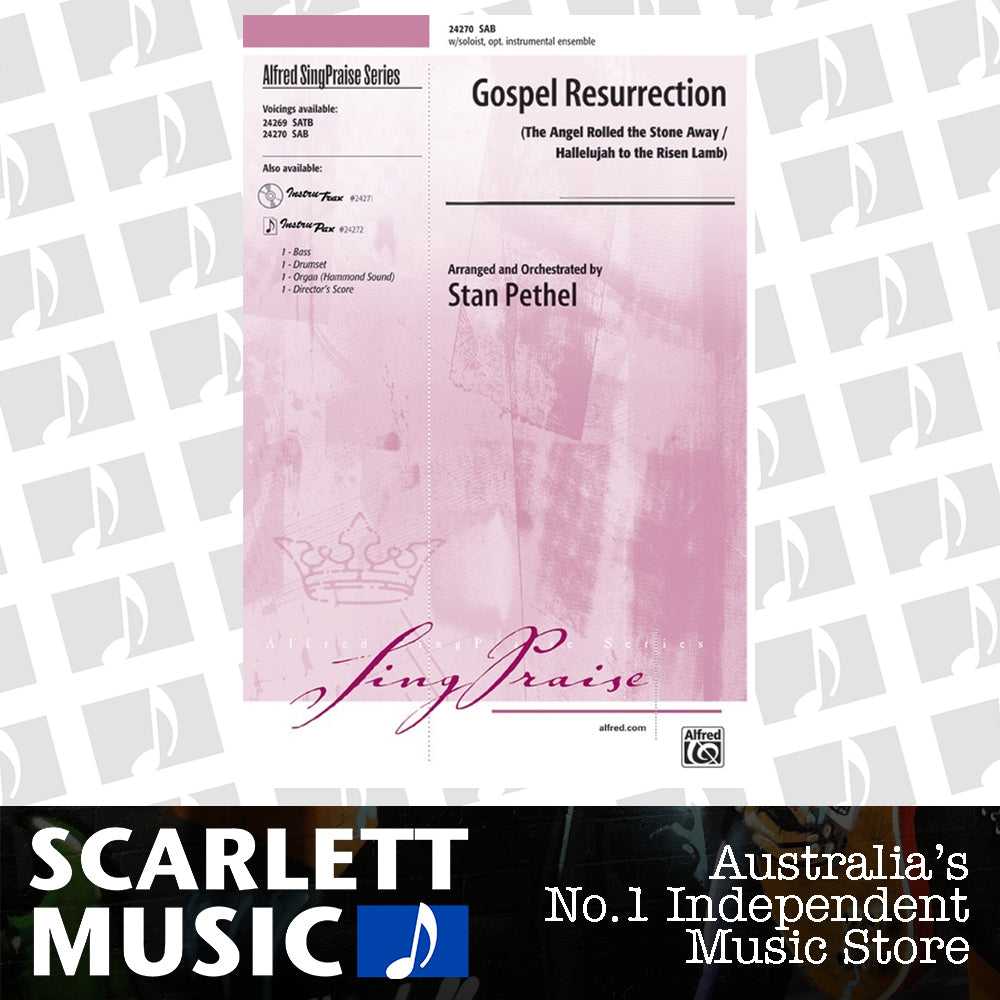 Gospel Resurrection SAB Arr Pethel — view 2
