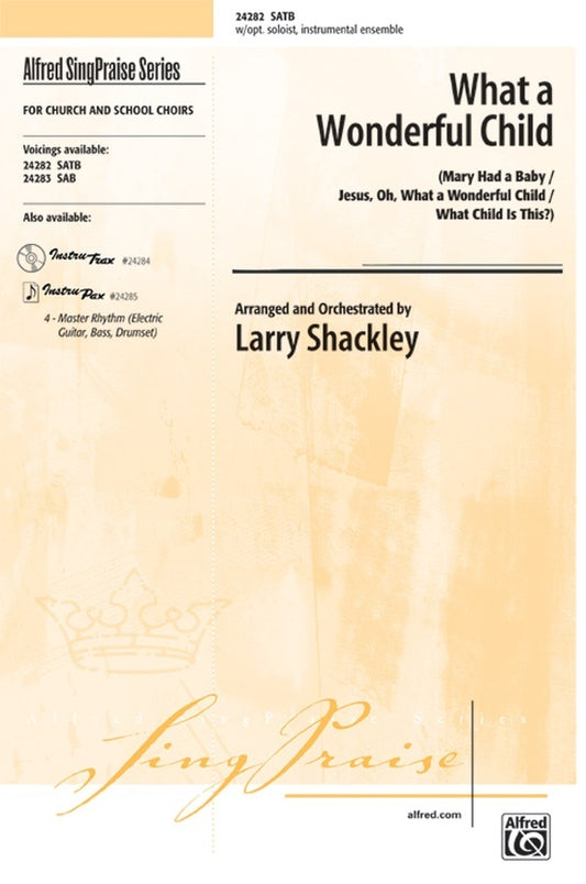 What a Wonderful Child SATB Arrangement by Shackley