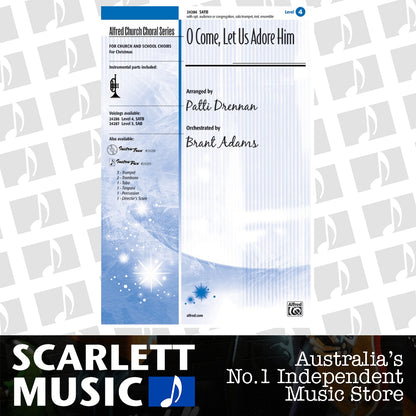 O Come Let Us Adore Him SATB Arr Drennen — view 2