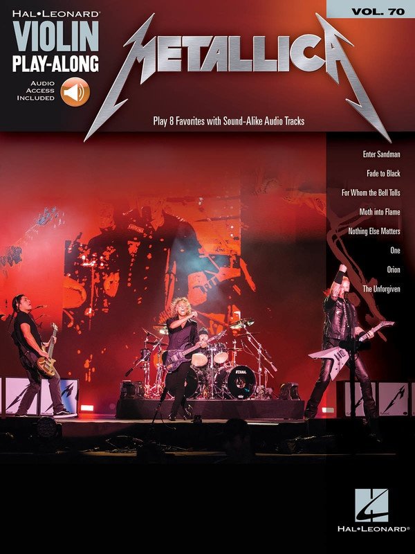 Metallica — Violin Play-Along Vol. 70, Book/Online Audio (Hal Leonard)
