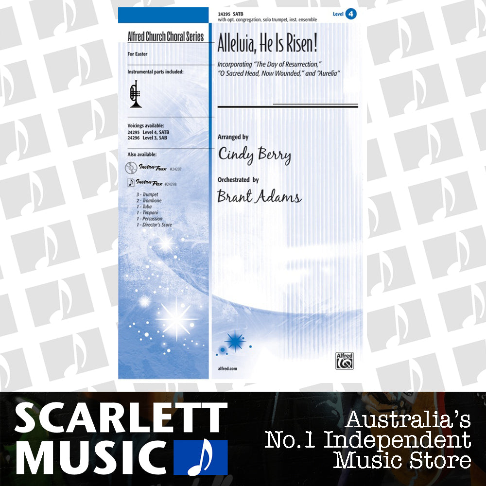 Alleluia He Is Risen SATB Arrangement by Berry — view 2