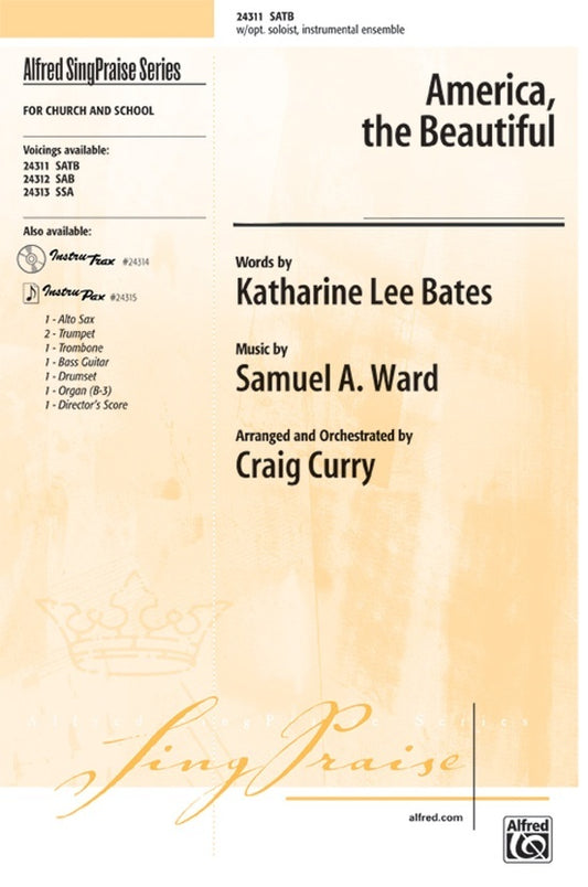 America the Beautiful SATB Arrangement by Curry