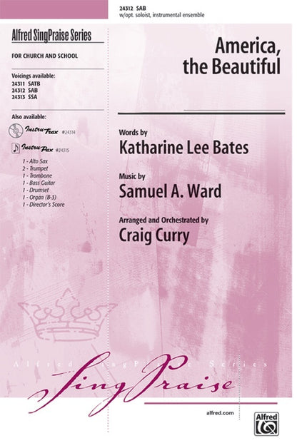 America the Beautiful SAB Arrangement by Curry