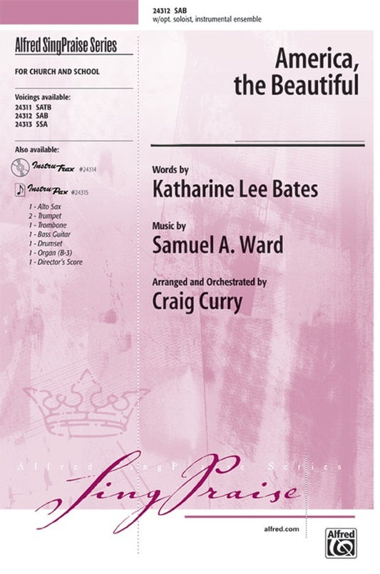 America the Beautiful SAB Arrangement by Curry
