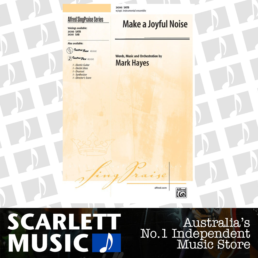 Make A Joyful Noise SATB Arr Hayes — view 2