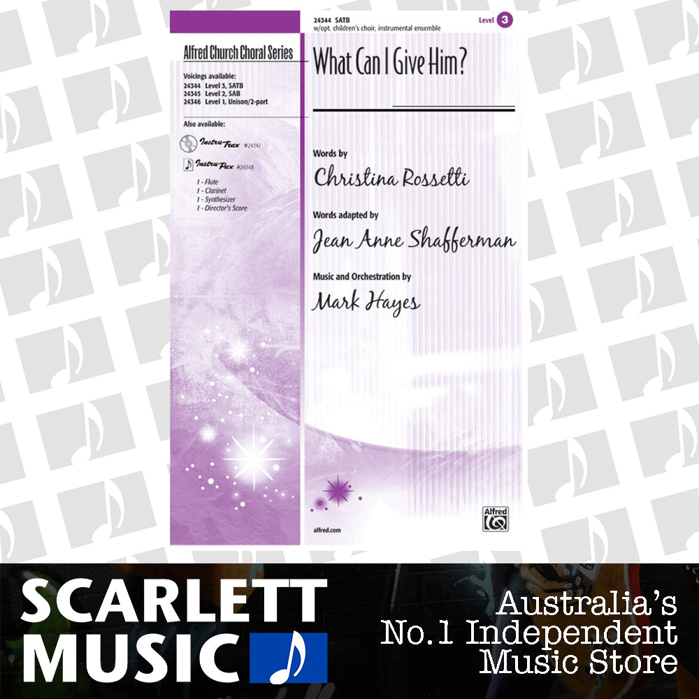 What Can I Give Him SATB Choral Sheet Music — view 2