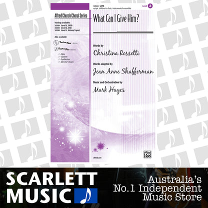 What Can I Give Him SATB Choral Sheet Music — view 2