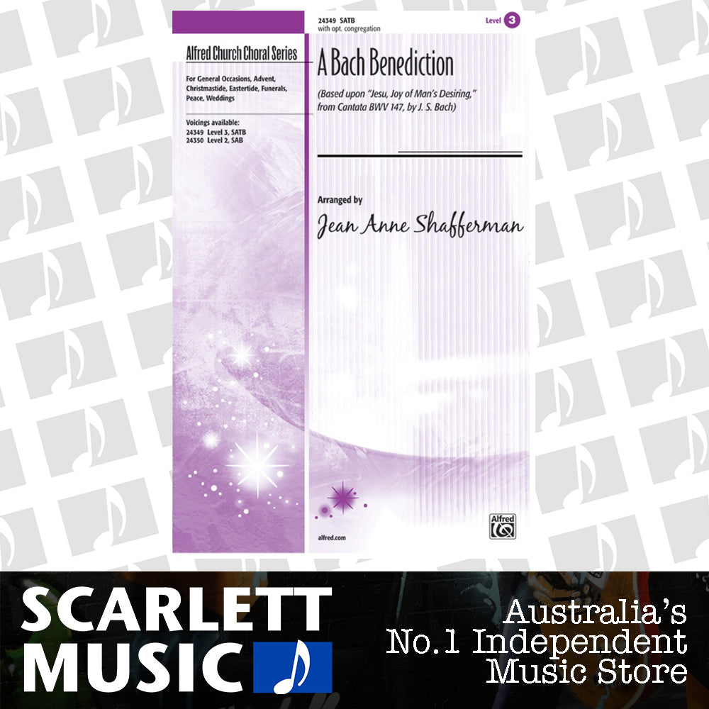 Bach Benediction SATB Arrangement by Shafferman — view 2