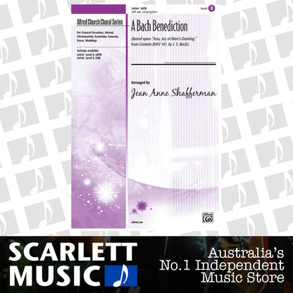 Bach Benediction SATB Arrangement by Shafferman — view 2