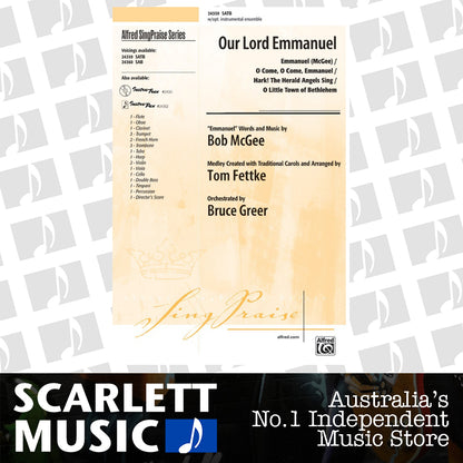 Our Lord Emmanuel SATB Arr Greer — view 2