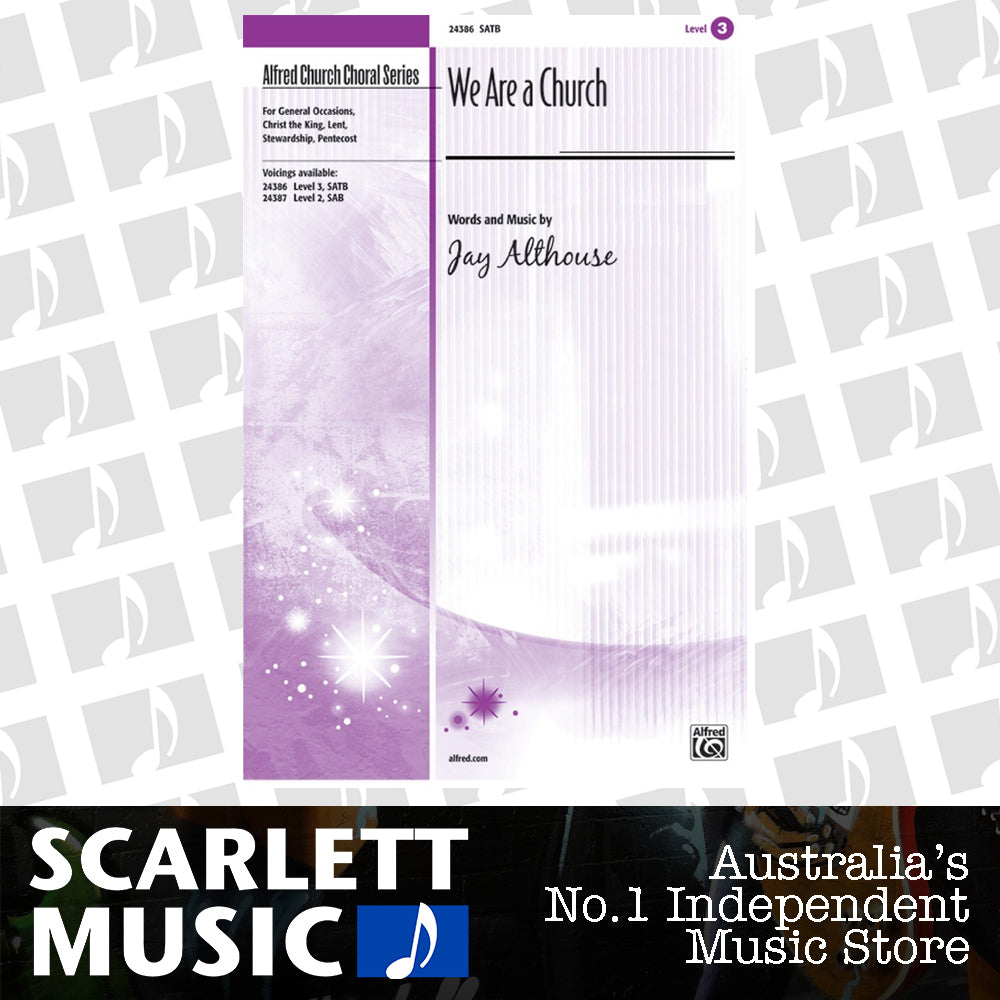 We Are A Church SATB Choral Sheet Music — view 2