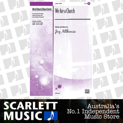 We Are A Church SATB Choral Sheet Music — view 2