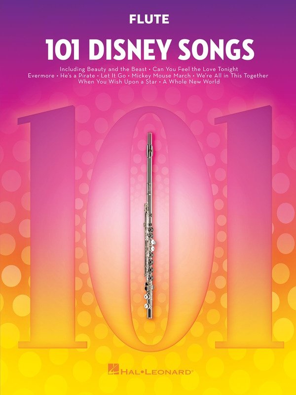 101 Disney Songs for Flute (Hal Leonard) — 101 Instrumental Folios