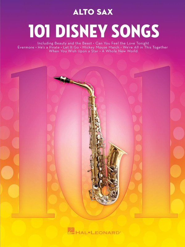 101 Disney Songs for Alto Sax (Hal Leonard) — 101 Instrumental Folios