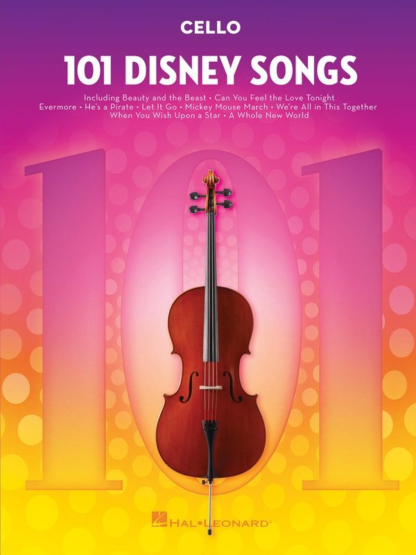 101 Disney Songs for Cello (Hal Leonard) — 101 Instrumental Folios