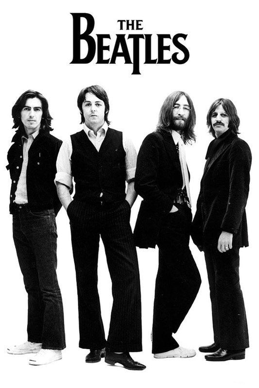 The Beatles - White Album Group Shot Poster (Aquarius)