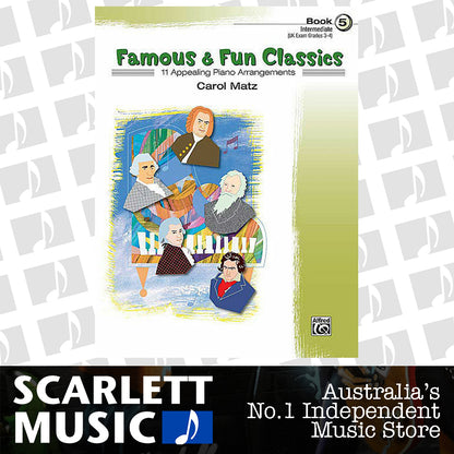 Famous and Fun Classics Book 5 Pieces Arranged By Carol Matz — view 2