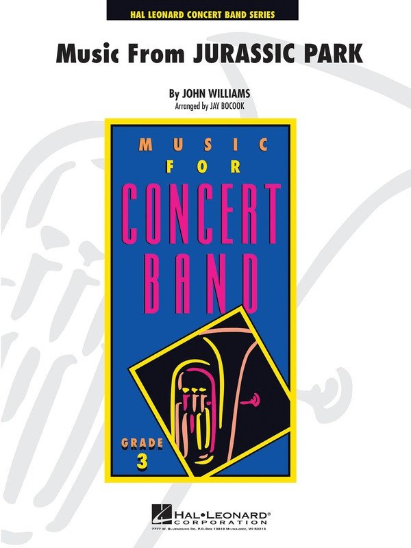 Music from Jurassic Park (Medley) — Concert Band Grade 3, Score & Parts (Hal Leonard Young Concert Band)
