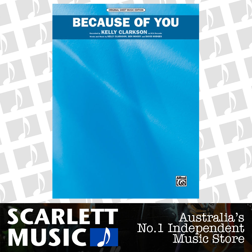 Because of You PVG Sheet Music — view 2