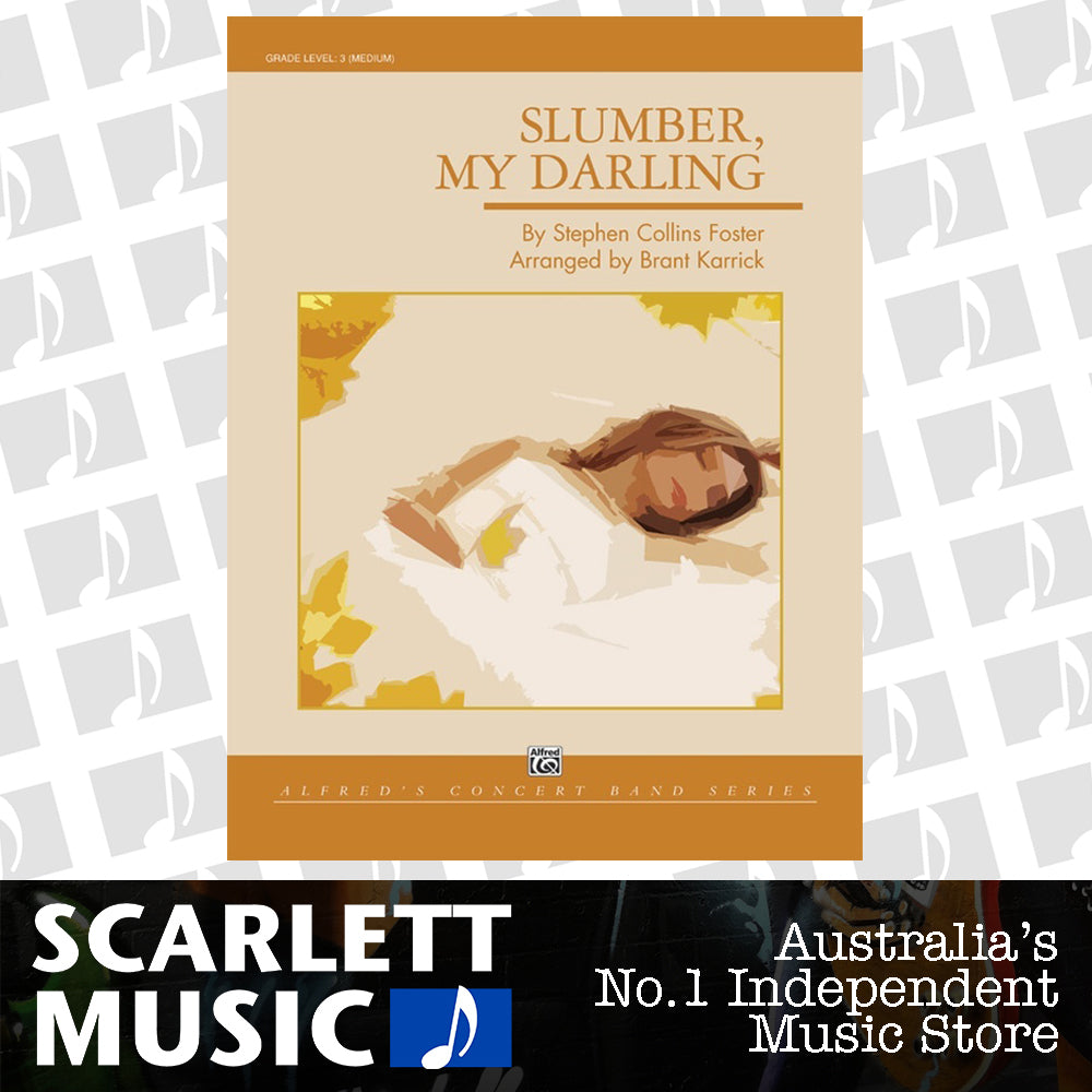 Slumber My Darling Concert Band Sheet Music Grade 3 — view 2
