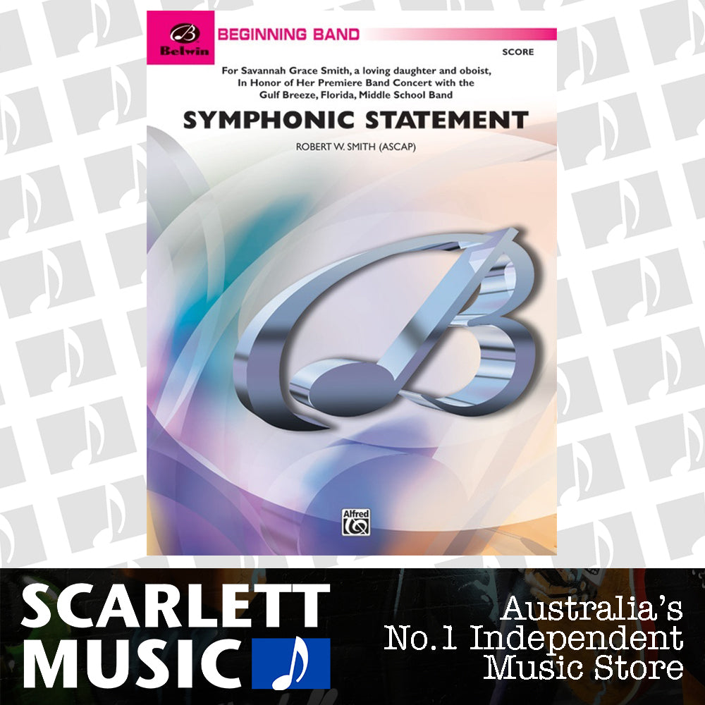 Symphonic Statement Concert Band Sheet Music Grade 1 — view 2