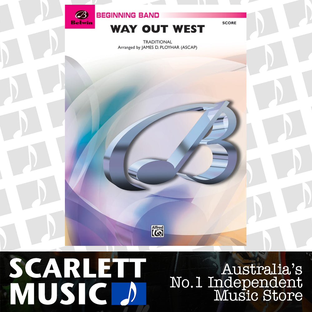 Way Out West Concert Band Sheet Music Grade 1 — view 2