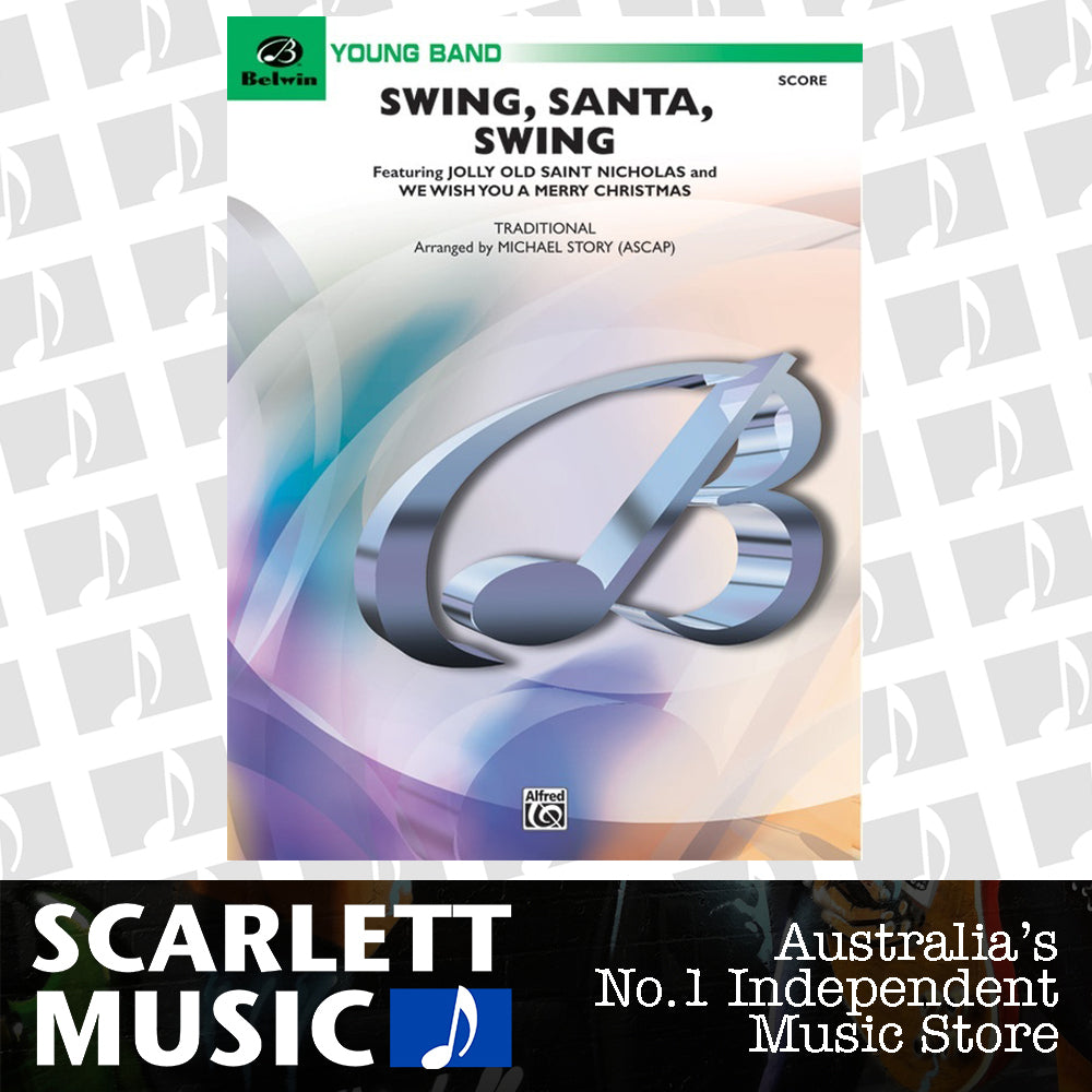 Swing Santa Swing Concert Band Sheet Music Grade 2 — view 2