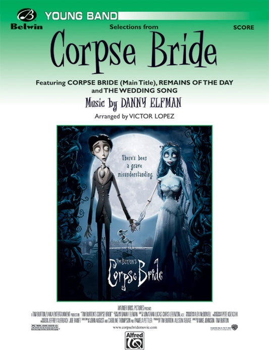 Selections from Corpse Bride Concert Band Sheet Music Grade 2.5