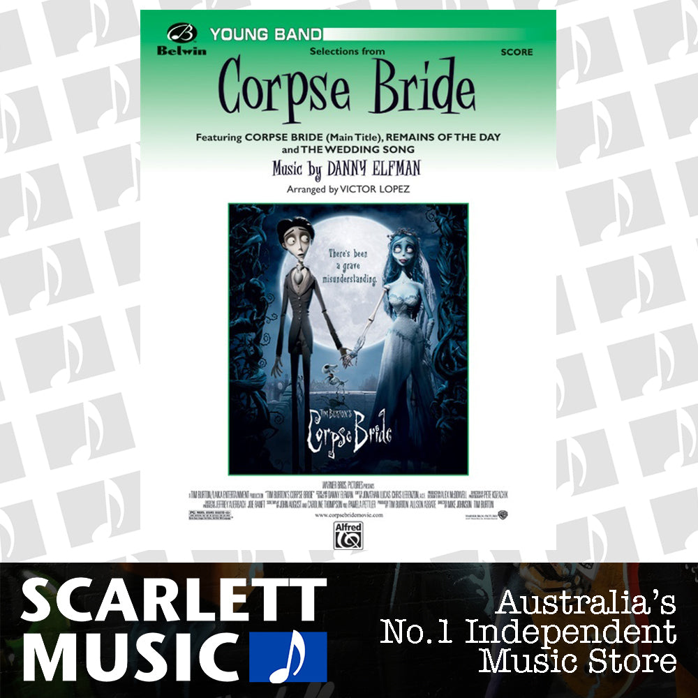 Selections from Corpse Bride Concert Band Sheet Music Grade 2.5 — view 2