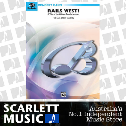 Rails West Tale Of Odessa Puddle Jumper Concert Band Gr 3 — view 2